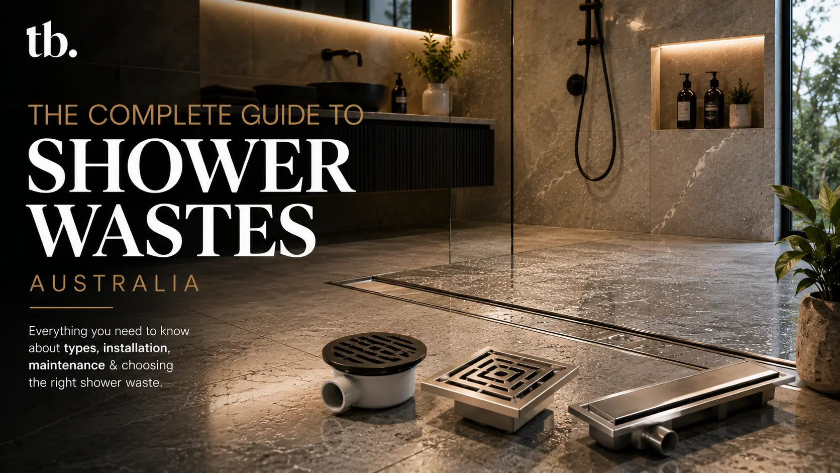 The Complete Guide to Shower Wastes Australia | Tigar Bathrooms