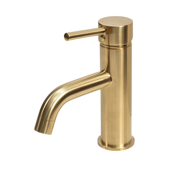 Essence Brushed Gold Basin Mixer | WELS 5 Star