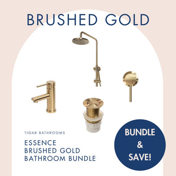 Essence Bathroom Bundle 1 | Brushed Gold - TB 