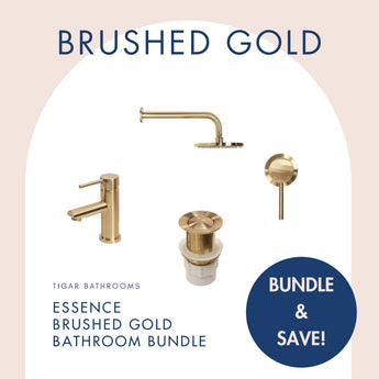 Essence Bathroom Bundle 2 | Brushed Gold