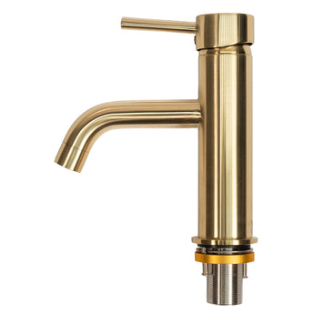Essence Brushed Gold Basin Mixer | WELS 5 Star