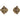 Essence Antique Brass Cross Handle Taps Front View