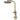 Essence Antique Brass Round Dual Shower with Diverter – Close View