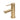 Essence Brushed Gold Straight Basin Mixer Tap – Angled View