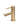 Essence Brushed Gold Straight Basin Mixer Tap – Angled View