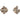 Brushed Nickel Cross Handle Taps Front View – Tigar Bathrooms