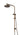Essence Antique Brass Round Dual Shower System with Hand Shower