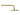 Essence Brushed Gold Showerhead on Wall Mounted Arm | WELS 5 Star 