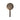 Essence Brushed Gold Round Wall Mixer Front View