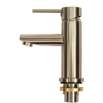 Essence Brushed Nickel Straight - Basin Mixer | WELS 5 Star