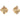 Essence Brushed Gold Cross Handle Taps | WELS 5 Star