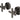 Essence Gunmetal Cross Handle Taps | WELS 5 Star
